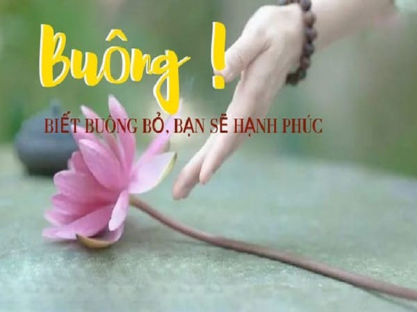 Buông bỏ theo đạo Phật