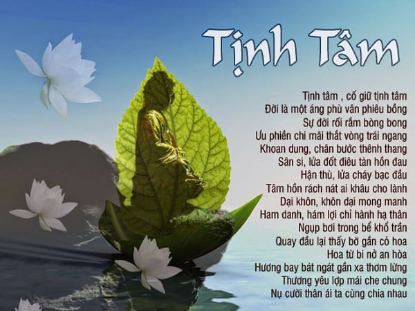 Tịnh tâm là gì và ý nghĩa trong đời sống