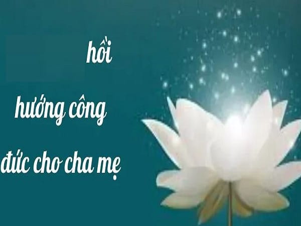 Hồi hướng công đức cho cha mẹ