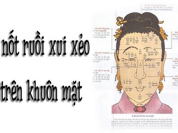 Những nốt ruồi xui xẻo trên mặt nữ
